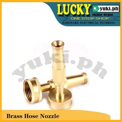 BRASS HOSE NOZZLE (HEAVY DUTY) | Lazada PH