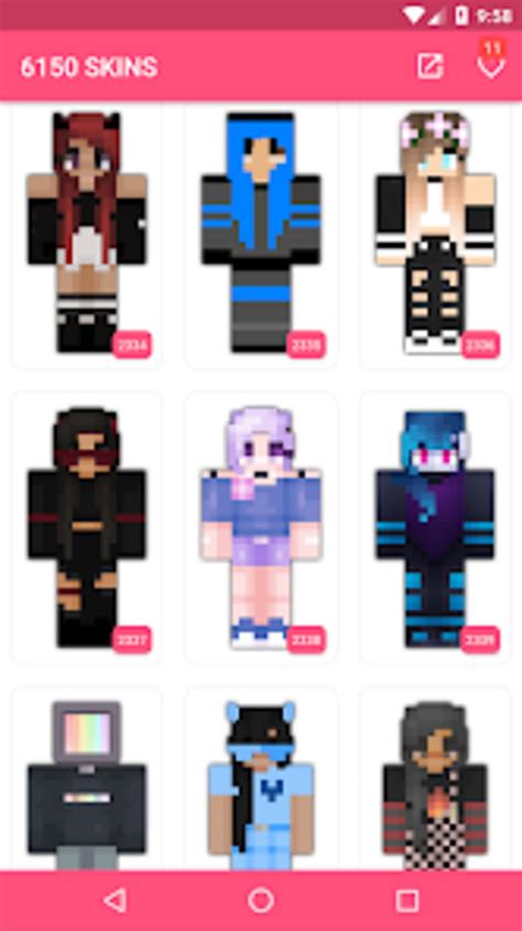 Girls Skins for LokiCraft for Android - Download