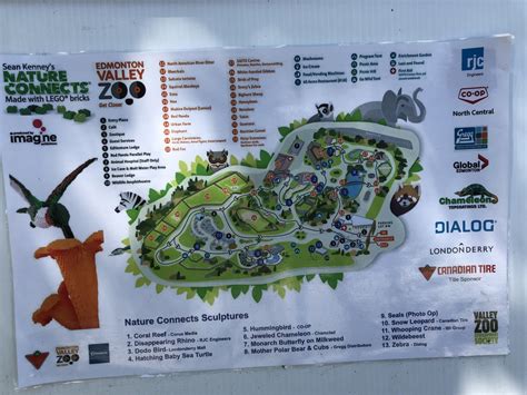 Zoo Map at Edmonton Valley Zoo (July 2022) - ZooChat