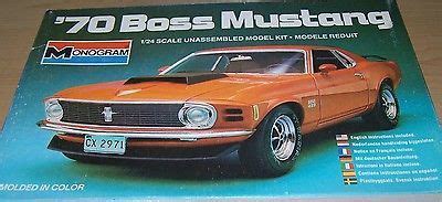 Vintage Monogram Model Car Kit 1970 BOSS MUSTANG | #483157340