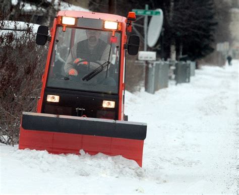 City’s new snow plow stays on the sidewalk and turns on a dime ...