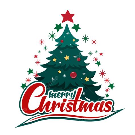 Merry Christmas Text Vector Hd PNG Images, Merry Christmas Text Effect Tree, Merry Christmas ...