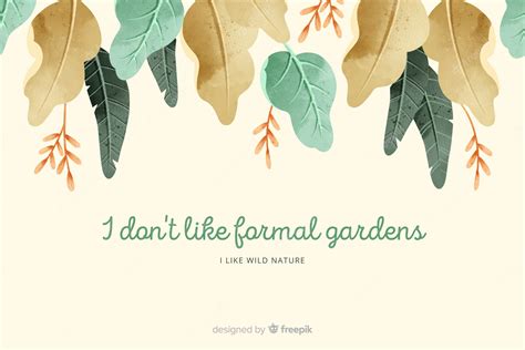 Premium Vector | Nature background with quote