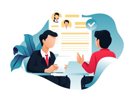 Job Interview Illustration by Unblast on Dribbble