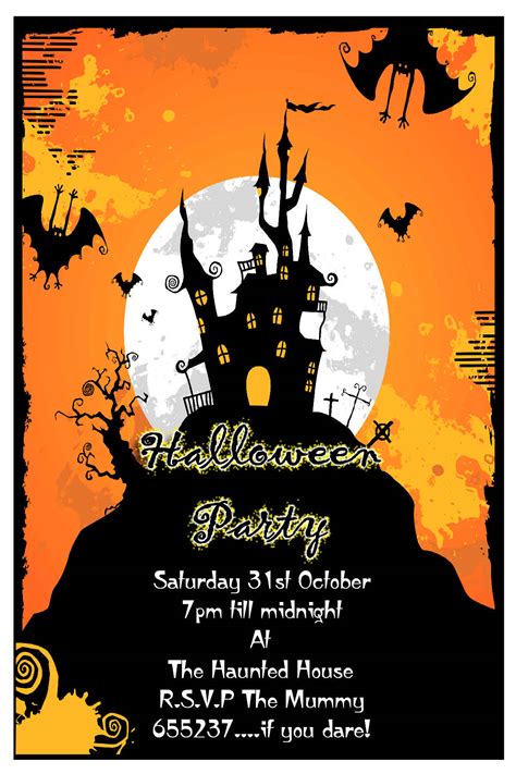 Free Halloween Invitation Cliparts, Download Free Halloween Invitation ...