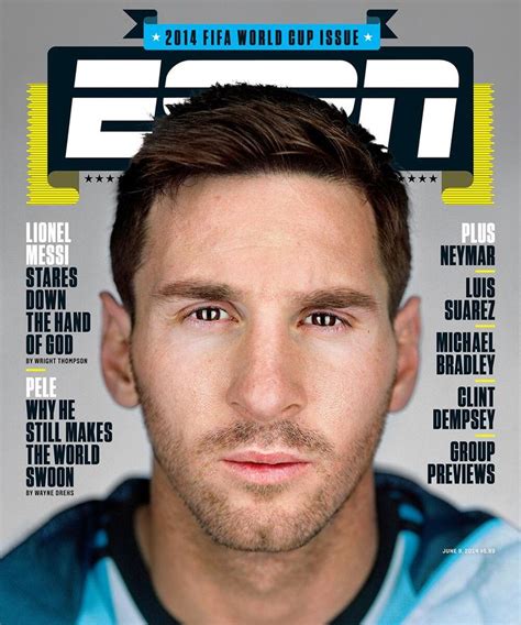 Fifa Mundial 2014 Messi, portada de la edición de la revista de ESPN de ...