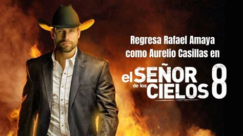 Rafael Amaya vuelve como Aurelio Casillas en la temporada 8 de El Señor de los Cielos