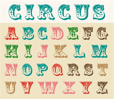 Circus Letters Printable - Printable Word Searches