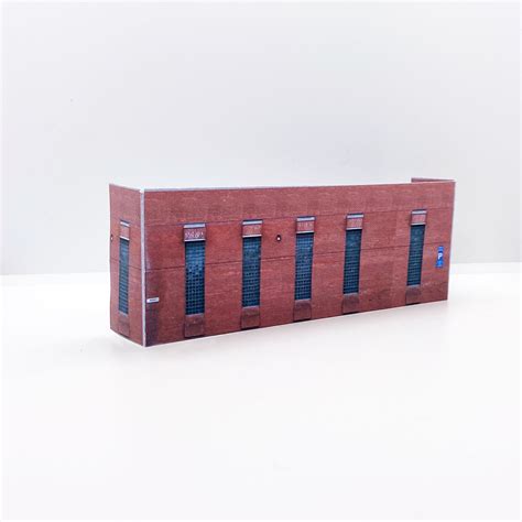 Low Relief N Gauge Industrial Building - Scale Model Buildings