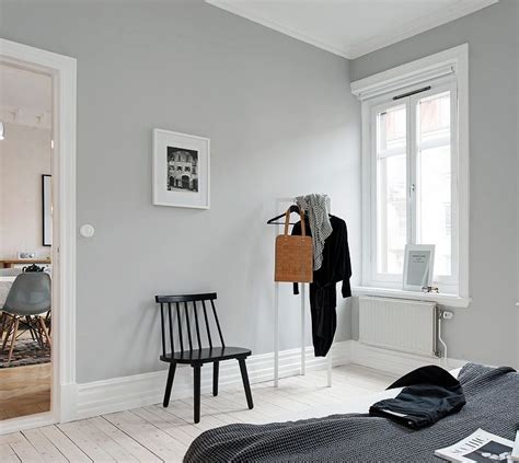 interieurs scandinaves Archives | Couleur mur salon, Peinture gris ...