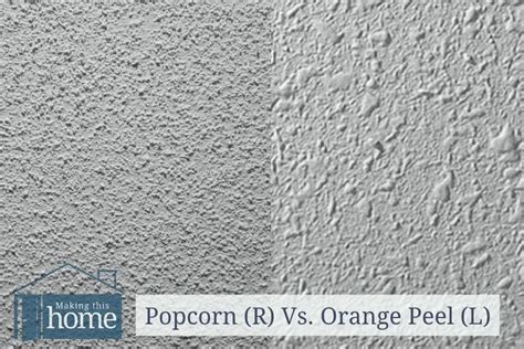 Ceiling And Wall Textures: Knockdown, Orange Peel, And More - Making ...