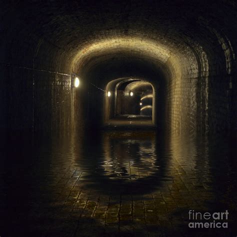 Flooded tunnel Photograph by Steev Stamford - Fine Art America