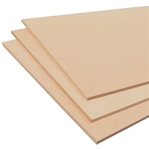 Buy Whittlewud 3mm Pack of 3 Blank 24In x 24In Pine MDF Board Sheets ...