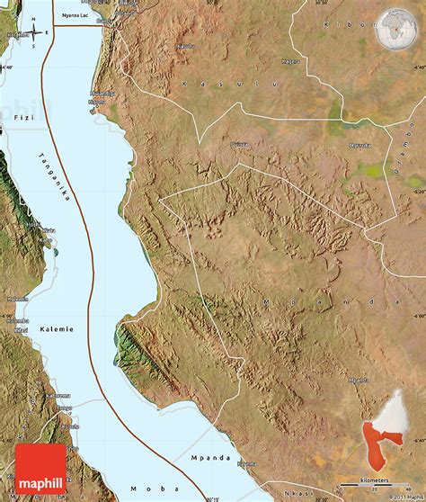 Satellite Map of Kigoma