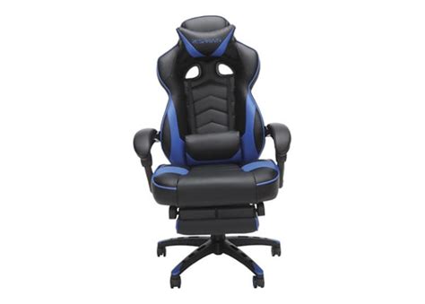 RESPAWN RSP-110 Racing Style Reclining Footrest Gaming Chair - Blue ...