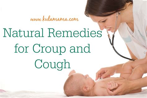Natural Remedies for Croup and Cough