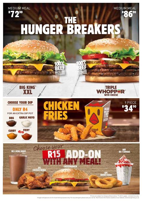 Burger King Menu Prices & Specials