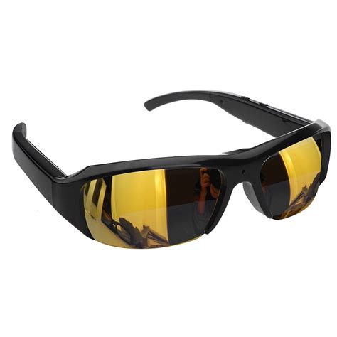 Reactionnx 720P HD Camera Eyewear Camera Glasses Video Recording Sport Sunglasses DVR Eyewear ...