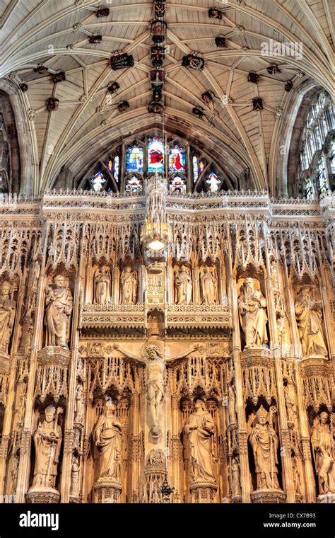 Winchester cathedral interior hi-res stock photography and images - Alamy