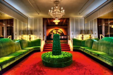 Green Velvet Couches at the Grand Hotel, Mackinac Island - JoeyBLS Photography JoeyBLS Photography