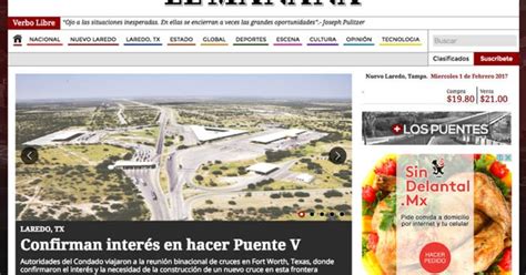 Reporteros.com: EL MAÑANA DE NUEVO LAREDO SUSPENDE PUBLICACIONES POR ...