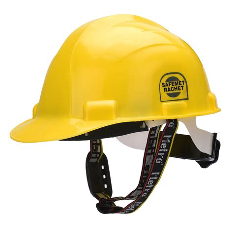 PPE HDPE Metro Safety Helmet Ratchet Adjustment Rachet Type SH1201, For Construction Sites, Size ...