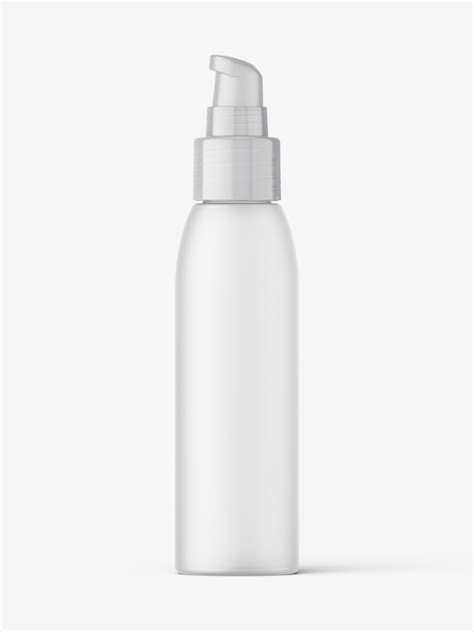 Frosted airless bottle mockup - Smarty Mockups