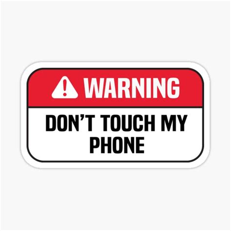 "warning sign do not touch funny quote" Sticker for Sale by HAFIDI ...