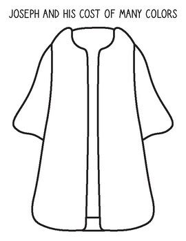 Joseph Coat of Many Colors | St. Joseph Feast day Coloring pages Activity