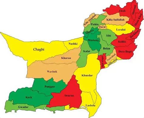 Balochistan map