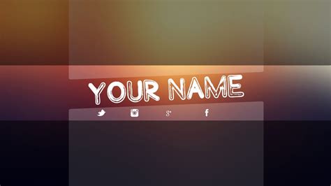 Youtube Banner Template Photoshop Elegant Youtube Banner Template Psd | Banner template ...