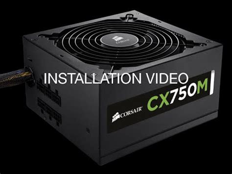 Corsair CX750M Installation (Part 2) - YouTube