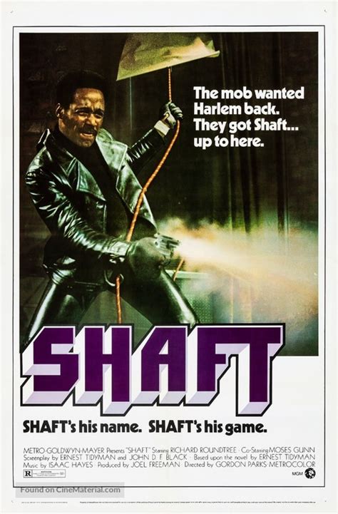 Shaft (1971) theatrical movie poster