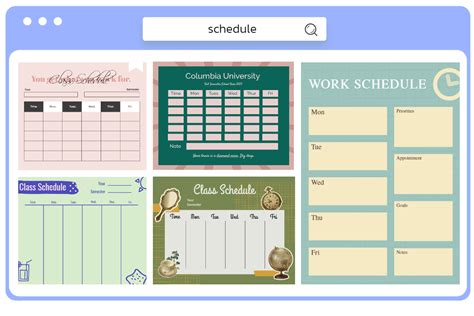 Schedule Maker Online: Plan Ahead with Free Templates | Fotor