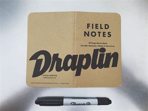 Field Notes Letters - Draplin by Bob Ewing on Dribbble