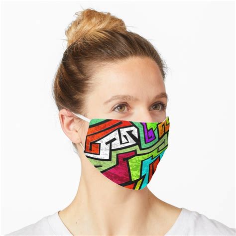 Graffiti Colorful Mask Street Art Graffiti Style Mask Mask by OhmyShop | Street art graffiti ...