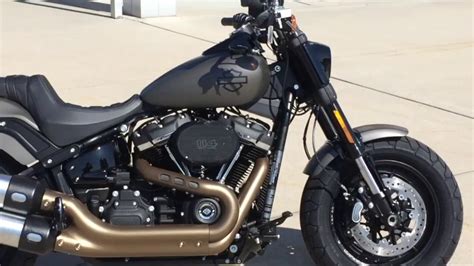 The New 2018 Harley Davidson FXFBS Softail Fat Bob 114 walk around - YouTube