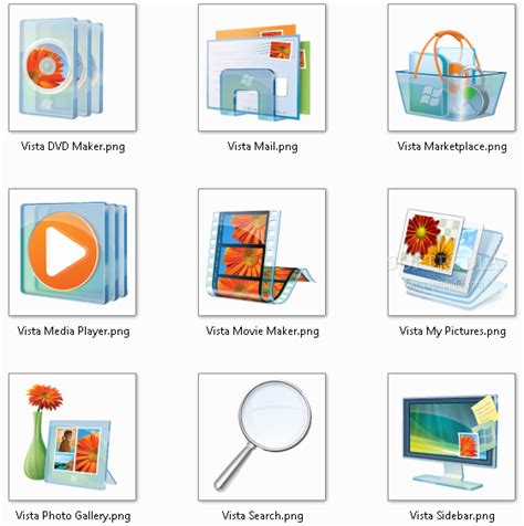 Windows Vista Icon Pack at Vectorified.com | Collection of Windows ...