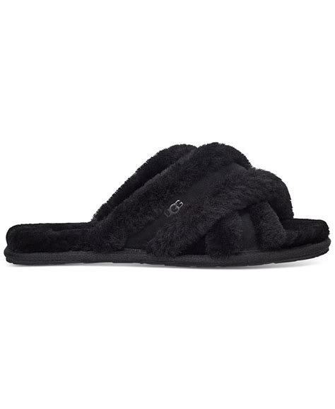 UGG® Scuffita Fluffy Slip-On Sandals - Macy's