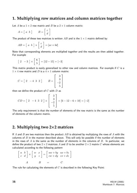 SOLUTION: Matrix multiplication solved examples - Studypool