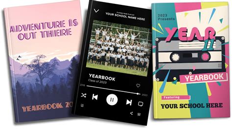 Hardback and paperback leavers' yearbooks, created together online ...