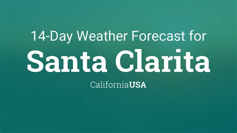 Santa Clarita, California, USA 14 day weather forecast