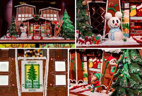 First Look at Disney's Grand Californian Hotel 2022 Gingerbread Display and New Gingerbread ...