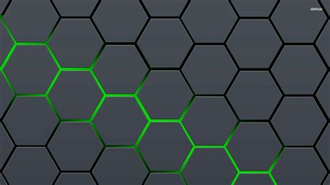 Green Hexagon Wallpapers - Top Free Green Hexagon Backgrounds ...