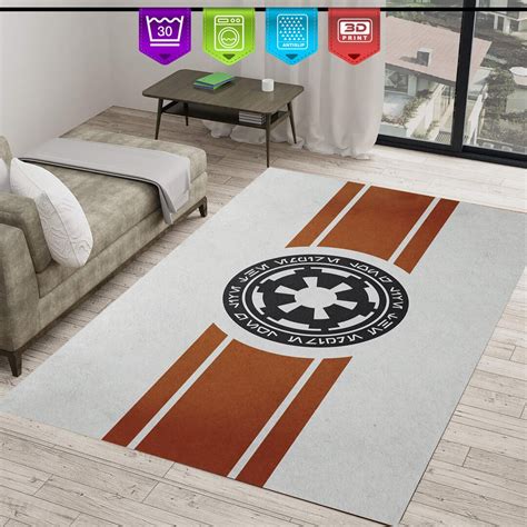 Star Wars Logo Rug Modern Rug Home Decore Carpet Art Rug - Etsy