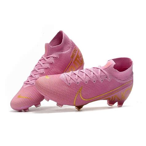 Nike Mercurial Superfly VII Elite SE FG Soccer Boot Pink Golden