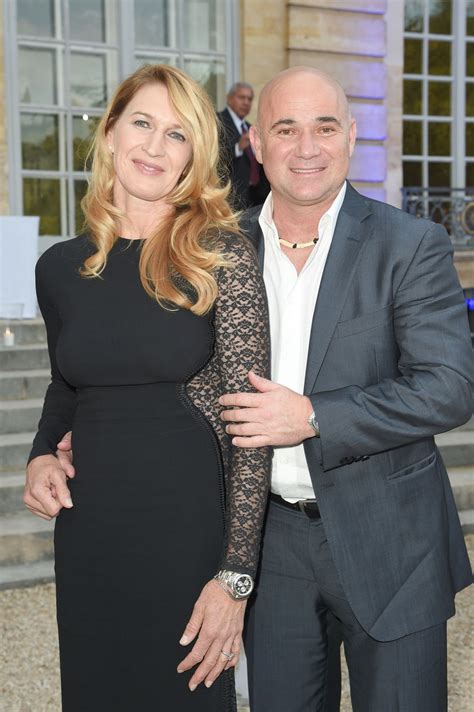 STEFFI GRAF and Andre Agassi at Longines Charity Gala in Paris 06/02 ...