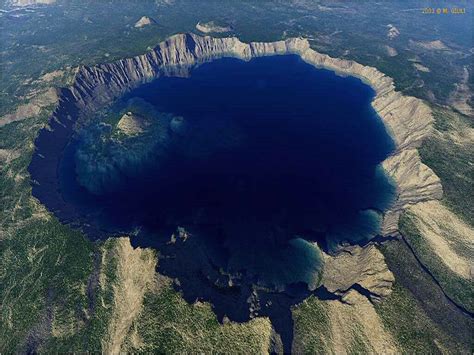 Map Of Crater Lake oregon | secretmuseum