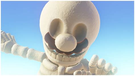 It is skeleton time : Mario