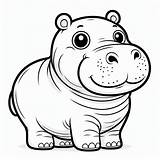 Hippos coloring Pages  ColoringLib sketch template